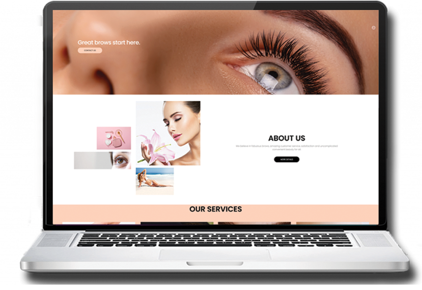 Website build Brisbane for Eve's Beauty Redcliffe