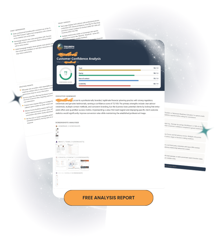Customer Confidence Report Mockup