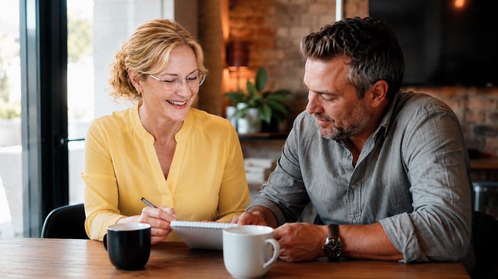 Small business marketing client consultation