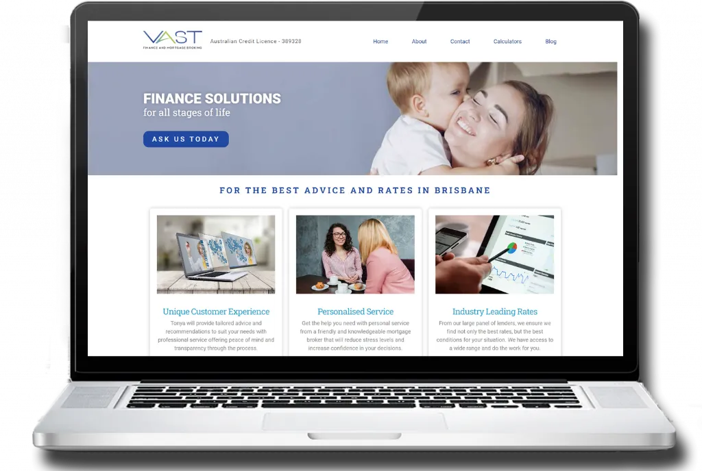 finance broker website